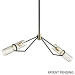 Troy Lighting Raef Textured Bronze Brushed Brass Ceiling Light - Decolight Ltd 