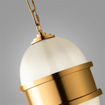 Mitzi Lighting Broomley Vintage Brass Pendant Ceiling Light - Decolight Ltd 