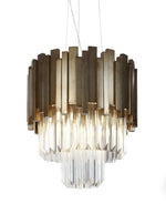 Decolight Maive Gold 2 Tier Small Ceiling Pendant - Decolight Ltd 