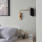 Decolight Naren Brass & Black Adjustable Wall Light - Decolight Ltd 