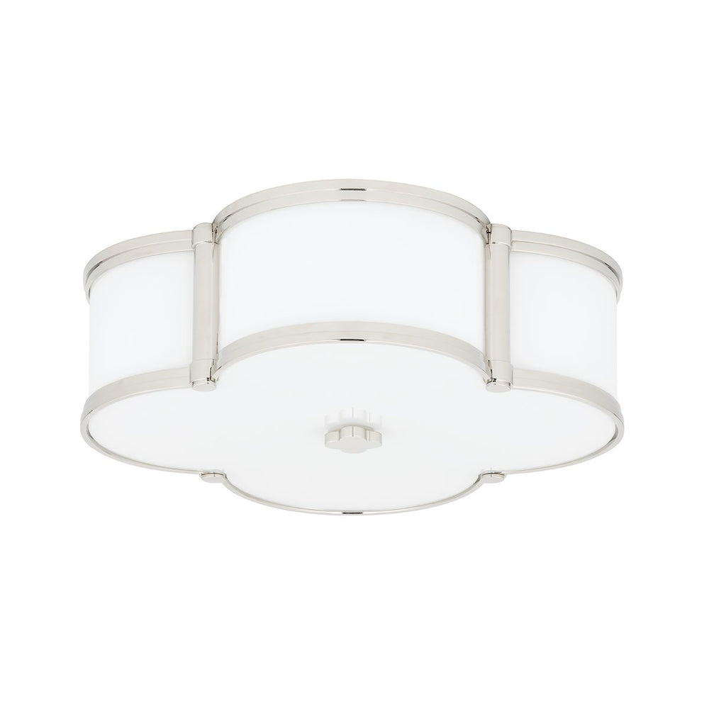 Hudson Valley Polished Nickel Chandler Flush Mount Ceiling Light