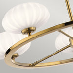 Quintiesse Pim 5 Light Chandelier   Fox Gold - Decolight Ltd 