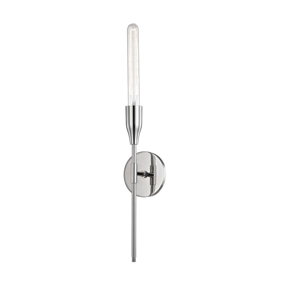 Mitzi Lighting Tara Single Polished Nickel Wall Light