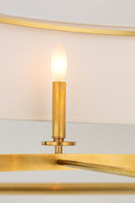 Hudson Valley Lighting Durham Oval Antique Brass Ceiling Pendant - Decolight Ltd 