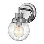 Quintiesse Poppy Bathroom Wall Light  Polished Chrome - Decolight Ltd 