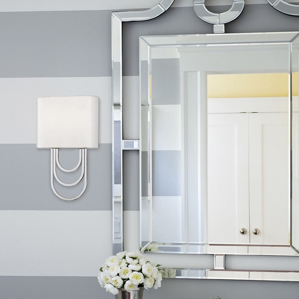 Mitzi Lighting Farah Wall Light Polished Nickel - Decolight Ltd 