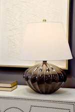 Decolight Mallory Bronze Ceramic Table Lamp - Decolight Ltd 