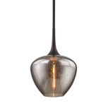 Troy Lighting West End Smoke Vintage Glass Ceiling Pendant