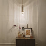 Quintiesse Kimrose 1 Light Mini Pendant  Polished Nickel - Decolight Ltd 