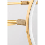 Hudson Valley Saturn Brass Disc Wall Light - Decolight Ltd 