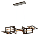 Troy Lighting Enigma Bronze With Polished Stainless Ceiling Light - Decolight Ltd 