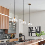 Quintiesse Skye 1 Light Pendant Heritage Brass - Decolight Ltd 