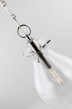 Hudson Valley Ivy Polished Nickel Small Ceiling Pendant - Decolight Ltd 