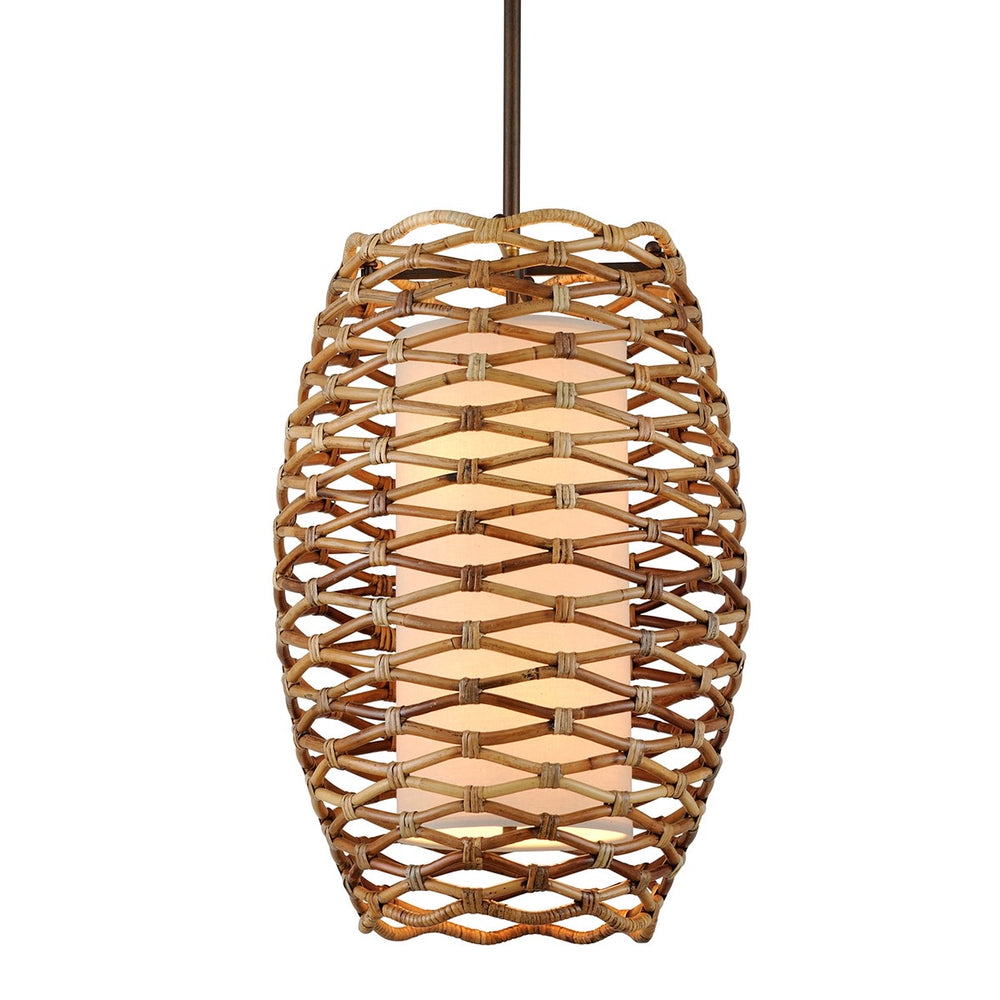 Troy Lighting Small Balboa Bronze Ceiling Light
