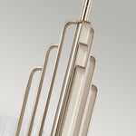 Quintiesse Kimrose 3 Light Chandelier   Polished Nickel - Decolight Ltd 
