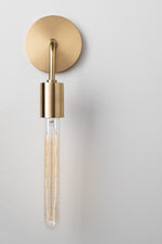 Mitzi Lighting Ava Aged Brass Wall Light - Decolight Ltd 