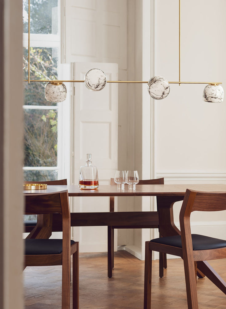 Heathfield & Co Orla 5 Light Linear Ceiling Pendant