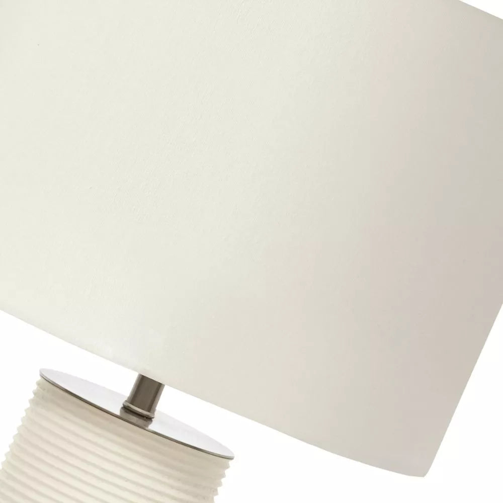 Decolight Allora White Table Lamp - Decolight Ltd 