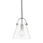 Mitzi Lighting Karin Polished Nickel Lantern Ceiling Light - Decolight Ltd 