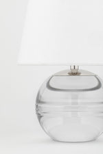 Mitzi Lighting Nicole Polished Nickel Table Lamp - Decolight Ltd 