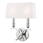 Mitzi Lighting Gwen Polished Nickel Wall Light - Decolight Ltd 