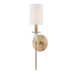 Hudson Valley Amherst Aged Brass Wall Light