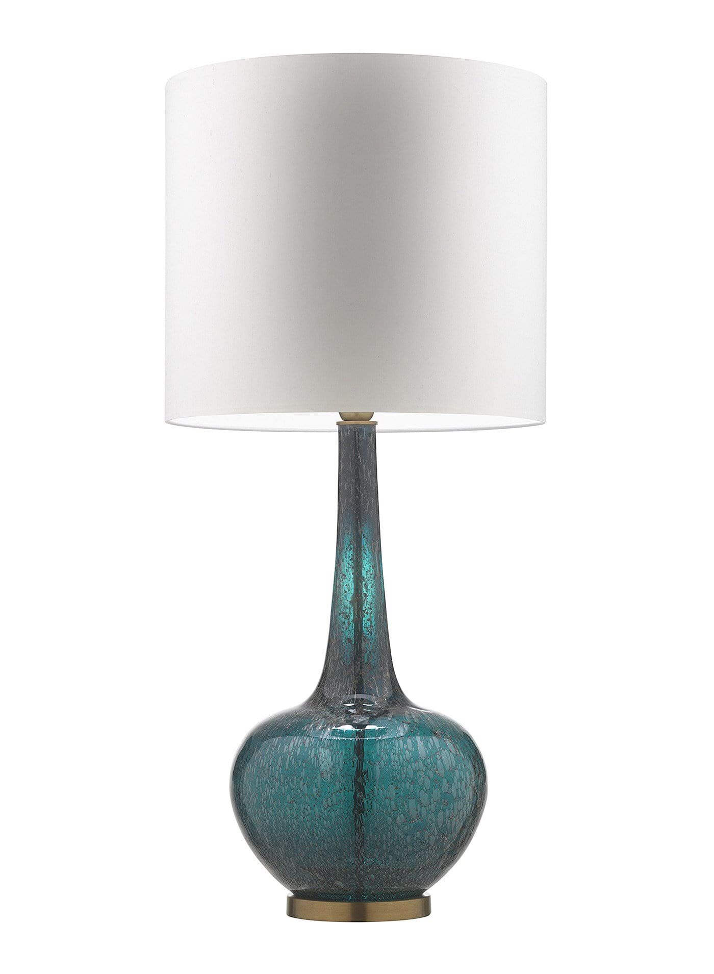 Teal shop nightstand lamp