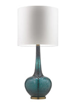 Heathfield Grace Tuscan Teal Table Lamp - Decolight Ltd 