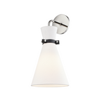 Mitzi Lighting Julia Polished Nickel/Black Wall Light