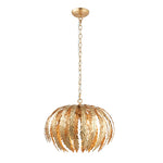 Decolight Ayda Gold Leaf Pendant Light - Decolight Ltd 