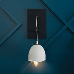 Quintiesse Nula 1 Light Pendant Shell White & Luxe Gold - Decolight Ltd 