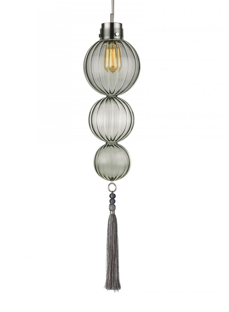 Heathfield Medina 3 Ball Opal Jade Ceiling Pendant Light