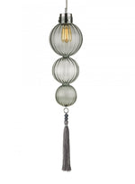 Heathfield Medina 3 Ball Opal Jade Ceiling Pendant Light