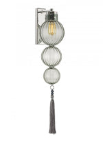 Heathfield Medina 3 Ball Opal Jade Nickel Wall Light - Decolight Ltd 