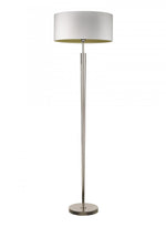 Heathfield Torchere Nickel Floor Lamp - Decolight Ltd 