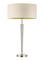 Heathfield Torchere Nickel Table Lamp - Decolight Ltd 