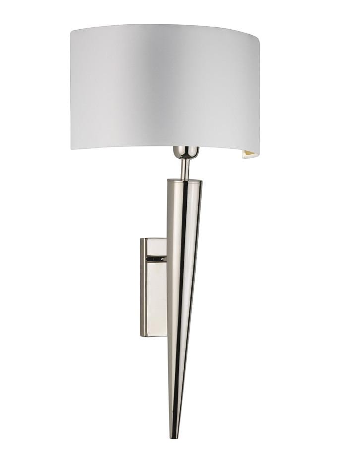 Heathfield Torchere Wall Light Polished Nickel