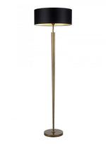 Heathfield Torchere Antique Brass Floor Lamp