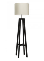 Heathfield & Co Tripod Wenge Mid Century Floor Lamp