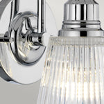 Quintiesse Addison 1 Light Wall Light Polished Chrome - Decolight Ltd 